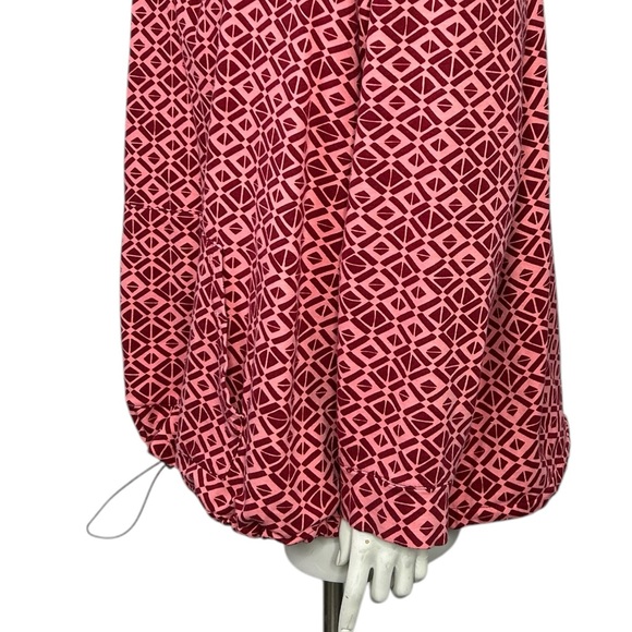 Women's 4X Geometric Printed Top Quarter Zip Pullover Sport Savvy French Terry - Picture 7 of 12